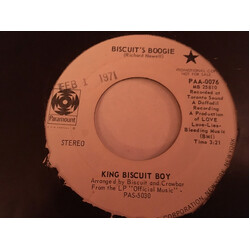 King Biscuit Boy Biscuit's Boogie Vinyl 7" USED