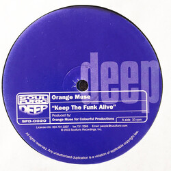 Orange Muse Keep The Funk Alive Vinyl 12" USED