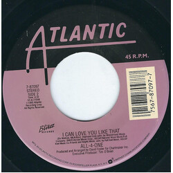 All-4-One I'm Your Man / I Can Love You Like That Vinyl 7" USED