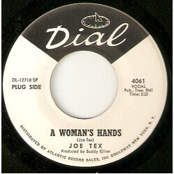 Joe Tex A Woman's Hands Vinyl 7" USED