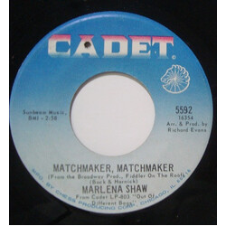 Marlena Shaw Matchmaker Matchmaker / A Couple Of Losers Vinyl 7" USED