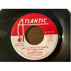 Solomon Burke Time Is A Thief / Keep A Light In The Window Till I Come Home Vinyl 7" USED