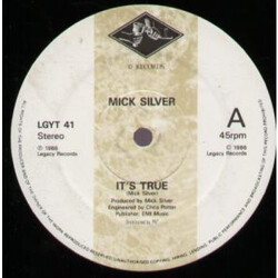 Mick Silver It's True Vinyl 12" USED