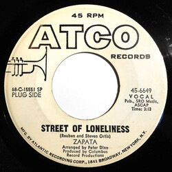 Zapata (2) Street Of Loneliness Vinyl 7" USED