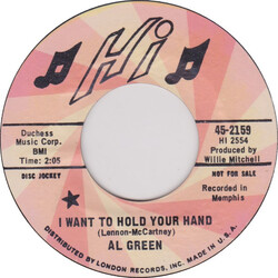 Al Green I Want To Hold Your Hand / What Am I Gonna Do With Myself Vinyl 7" USED