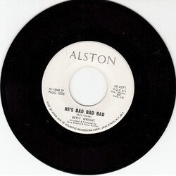 Betty Wright He's Bad Bad Bad / Watch Out Love Vinyl 7" USED