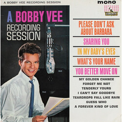 Bobby Vee A Bobby Vee Recording Session Vinyl LP USED