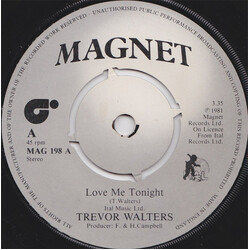 Trevor Walters / Ital Full Star Love Me Tonight / Dub Me Tonight Vinyl 7" USED