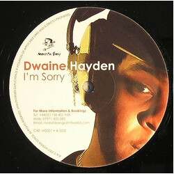 Dwaine Hayden I'm Sorry Vinyl 12" USED