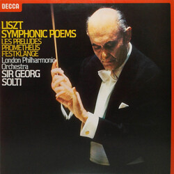 Franz Liszt / The London Philharmonic Orchestra / Georg Solti Symphonic Poems (Les Preludes / Prometheus / Festklänge) Vinyl LP USED