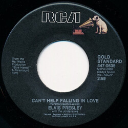 Elvis Presley / The Jordanaires Can't Help Falling In Love / Rock-A-Hula Baby Vinyl 7" USED