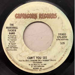 The Marshall Tucker Band Can't You See / Fire On The Mountain Vinyl 7" USED
