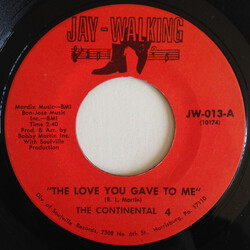 The Continental 4 The Love You Gave To Me Vinyl 7" USED