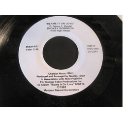 Smokey Robinson / High Inergy Blame It On Love Vinyl 7" USED