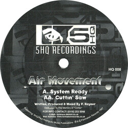 Air Movement System Ready / Cuttin' Saw Vinyl 12" USED