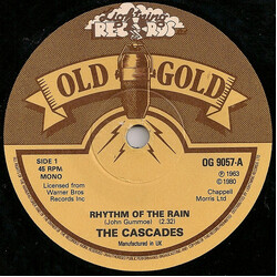 The Cascades (2) Rhythm Of The Rain / Shy Girl Vinyl 7" USED