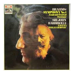 Johannes Brahms / Sir John Barbirolli / Wiener Philharmoniker Symphony No. 4 In E Minor, Op. 98 / Academic Festival Overture Vinyl LP USED