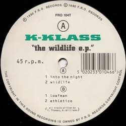 K-Klass The Wildlife E.P. Vinyl 12" USED