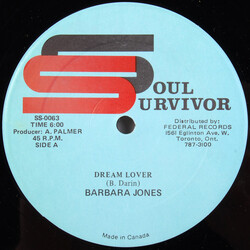 Barbara Jones Dream Lover Vinyl 12" USED