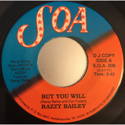 Razzy Bailey But You Will Vinyl 7" USED