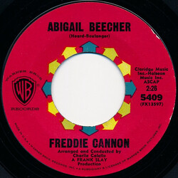 Freddy Cannon Abigail Beecher / All American Girl Vinyl 7" USED