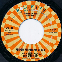 Little Anthony & The Imperials Shimmy Shimmy Ko Ko Bop Vinyl 7" USED