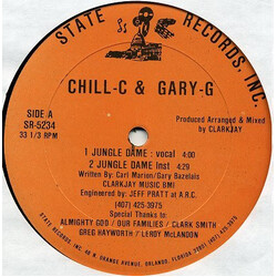 Chill C / Gary G Jungle Dame Vinyl 12" USED