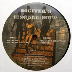 Digitek 3 - The Soul Is In The Software Vinyl 12" USED