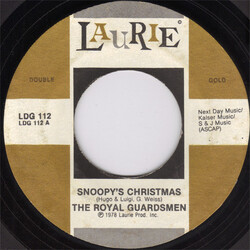The Royal Guardsmen / Barry Winslow Snoopy's Christmas / The Smallest Astronaut USED VINYL 7INCH REISSUE