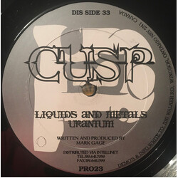 Cusp Liquids And Metals Vinyl 12" USED