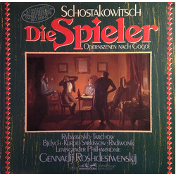 Dmitri Shostakovich / Leningrad Philharmonic Orchestra / Gennadi Rozhdestvensky Die Spieler Vinyl LP USED