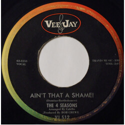 The Four Seasons Ain't That A Shame! Vinyl 7" USED