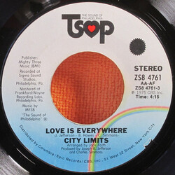 City Limits Love Is Everywhere / Uncle James Vinyl 7" USED