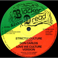 Don Carlos (2) / Mikey General Strictly Culture / I Do Hustling Vinyl 12" USED