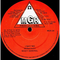Mikey General I Say No / Rose Anne Vinyl 12" USED