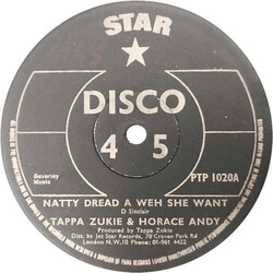 Tapper Zukie / Horace Andy Natty Dread A Weh She Want Vinyl 12" USED