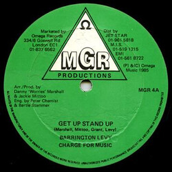 Barrington Levy Get Up Stand Up / Do The Dance Vinyl 12" USED