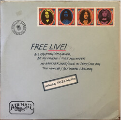 Free Free Live! Vinyl LP USED
