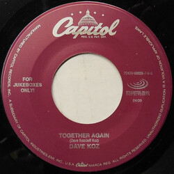 Dave Koz Together Again Vinyl 7" USED