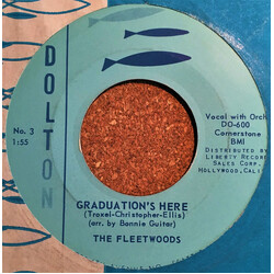 The Fleetwoods Graduation's Here Vinyl 7" USED