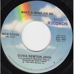 Olivia Newton-John Make A Move On Me Vinyl 7" USED