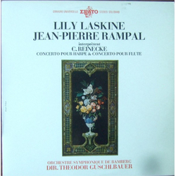 Carl Reinecke / Lily Laskine / Jean-Pierre Rampal / Bamberger Symphoniker / Theodor Guschlbauer Concerto Pour Harpe & Concerto Pour Flute Vinyl LP USE