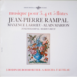 Joseph Bodin De Boismortier / Anton Reicha / Daniel Friedrich Rudolph Kuhlau / Jean-Pierre Rampal / Maxence Larrieu / Joseph Rampal / Alain Marion / M