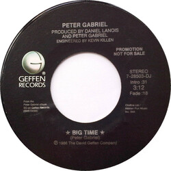Peter Gabriel Big Time Vinyl 7" USED