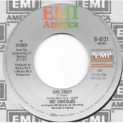 Hot Chocolate Girl Crazy Vinyl 7" USED