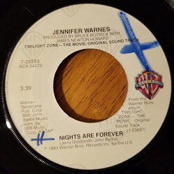Jennifer Warnes Nights Are Forever Vinyl 7" USED