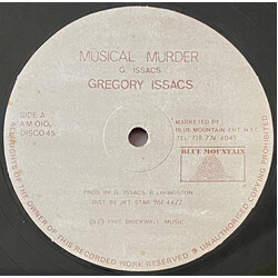 Gregory Isaacs Musical Murder Vinyl 12" USED