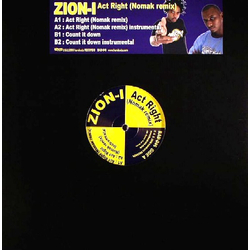 Zion I Act Right (Nomak Remix) Vinyl 12" USED