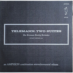 Telemann Society Orchestra / Richard Schulze Telemann: Two Suites Vinyl LP USED