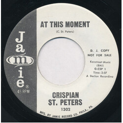 Crispian St. Peters At This Moment Vinyl 7" USED